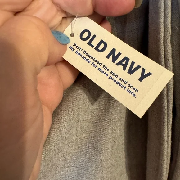 NWT Old Navy Women's Neutral Gray Straight Leg Pants LARGE/TALL    #X - Picture 6 of 7